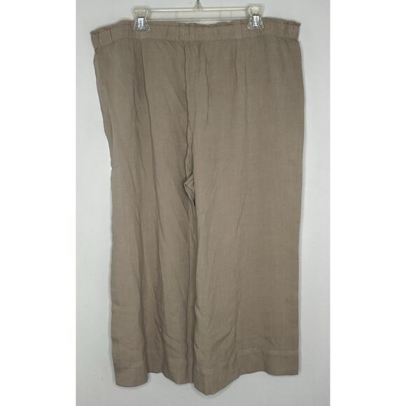 J. Jill Pure Women’s Capri Pants Size Petite Large PL Khaki Tan Beige NWT - Picture 6 of 6